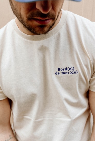 T-shirt homme brodé...