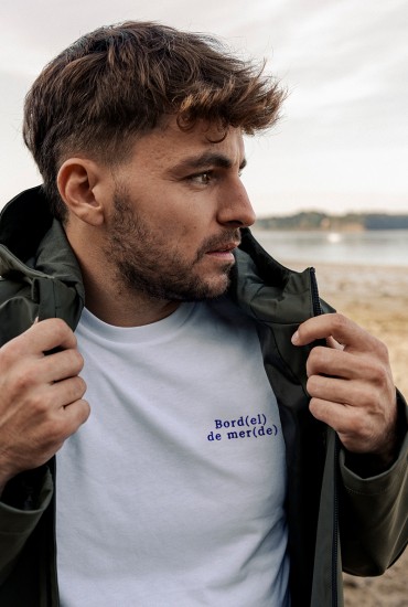 T-shirt homme brodé...