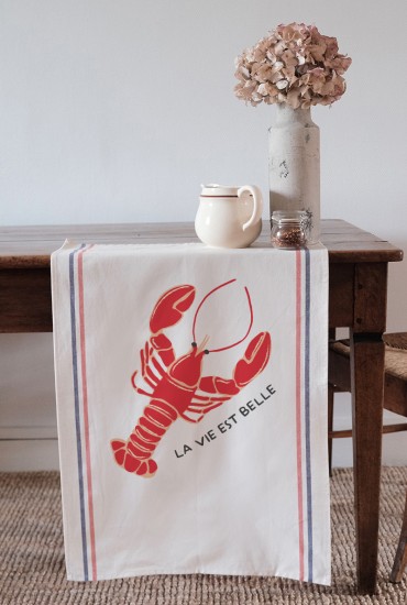 Torchon Grand homard -...