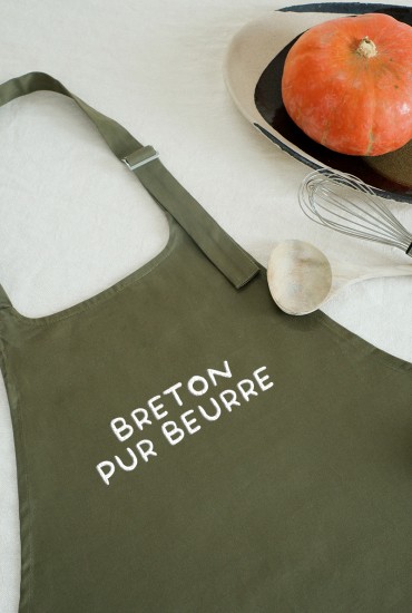 Tablier brodé Breton pur...