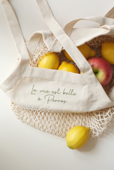 Sac filet La vie est belle...