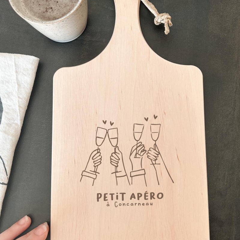 Planche à découper céramique | Style marbré