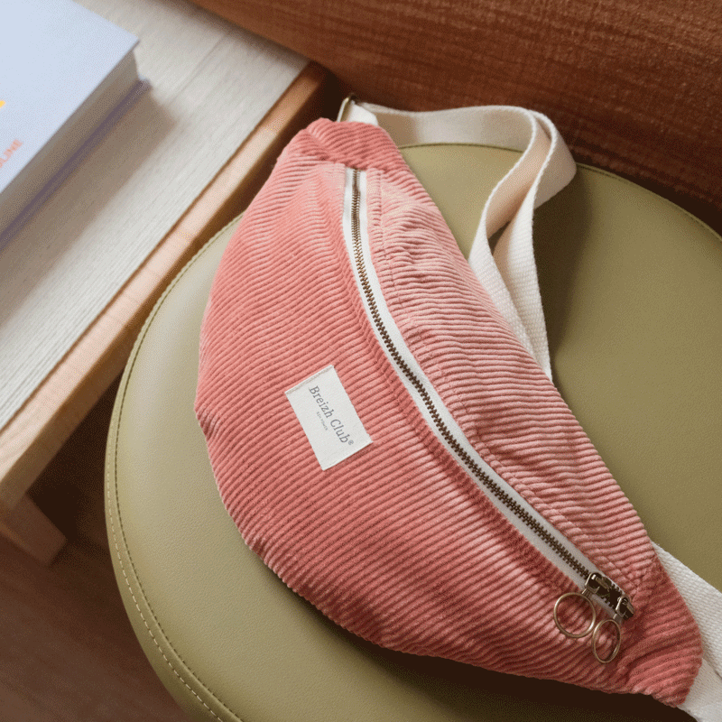 Sac banane Velours côtelé Camel main image 1