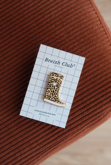 Pin's Botte léopard
