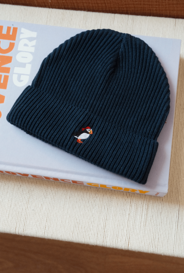 Bonnet marin brodé Macareux