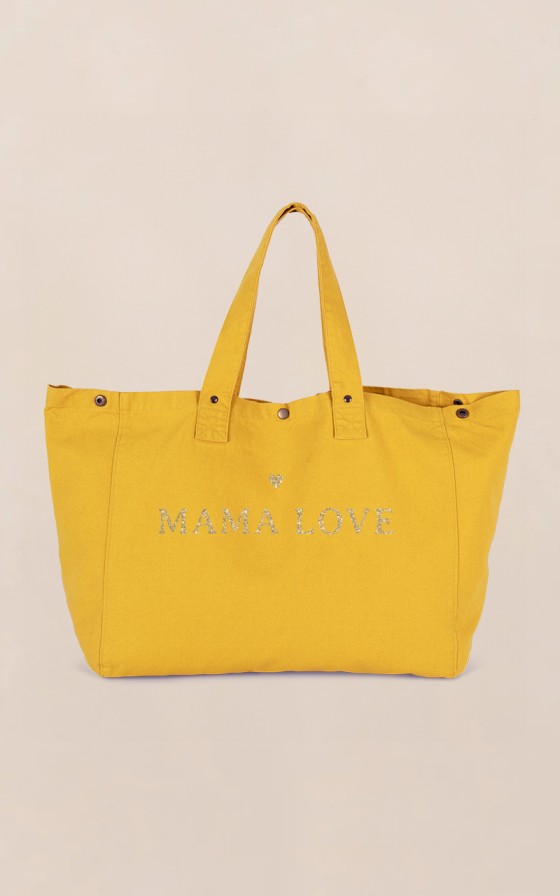Grand cabas soleil Coeur - Personnalisable