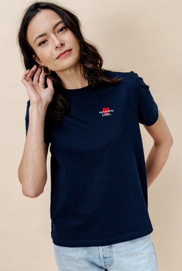 T-shirt femme brodé Grand...