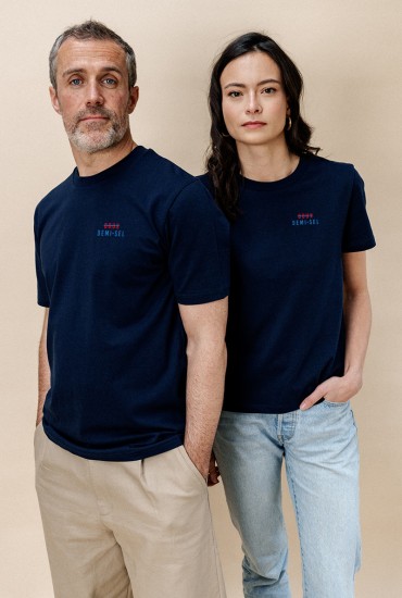 T-shirt femme brodé Doux -...