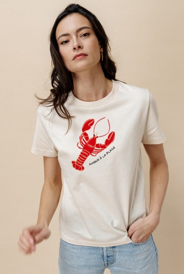 T-shirt femme Grand homard...