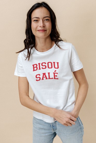 T-shirt femme Bisou salé
