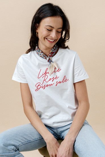 T-shirt femme Liberté,...