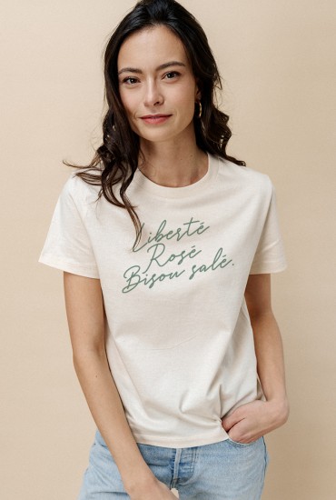 T-shirt femme Liberté,...