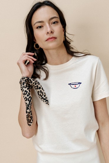T-shirt femme brodé Bol breton