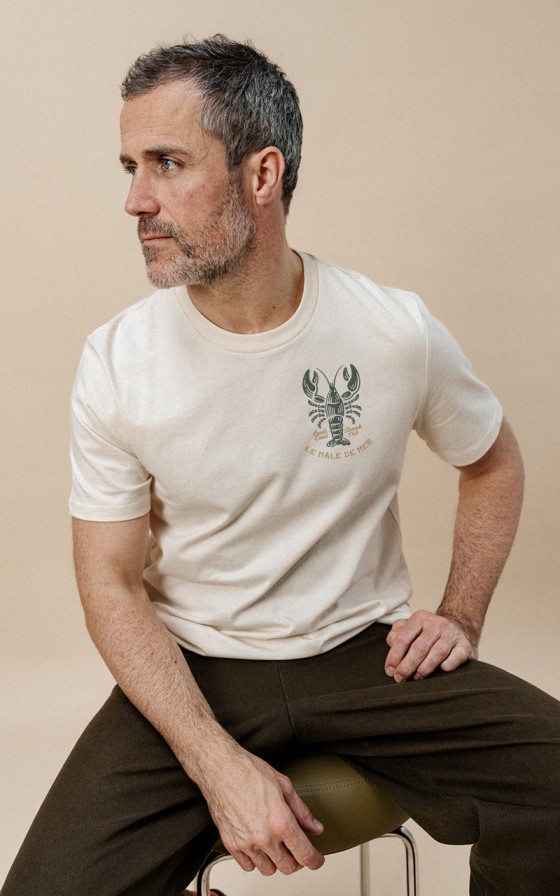 T-shirt homme Homard oldschool - Personnalisable