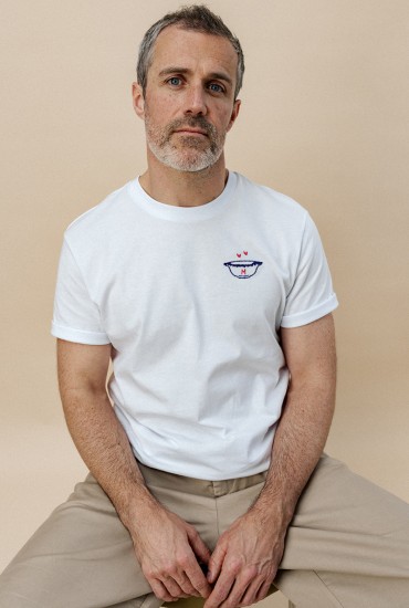 T-shirt homme brodé Bols...