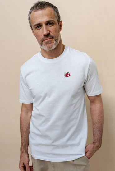 T-shirt homme brodé Bernard...