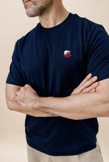 T-shirt homme brodé Bernard...