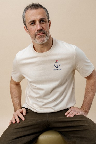 T-shirt homme brodé...