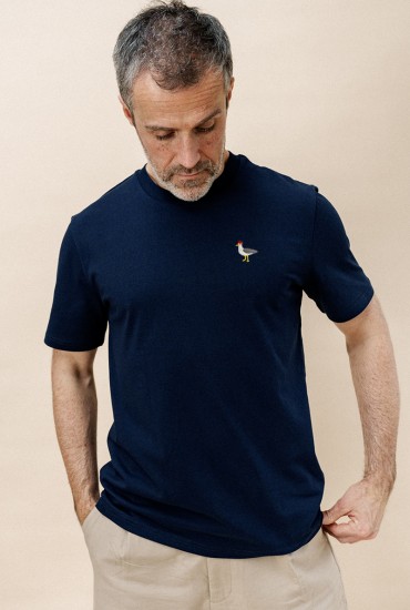 T-shirt homme brodé Goéland...