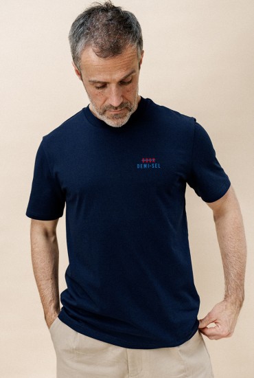 T-shirt homme brodé Doux -...