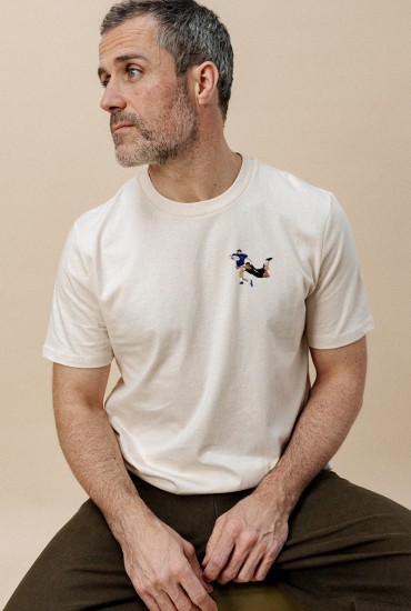 T-shirt homme brodé...
