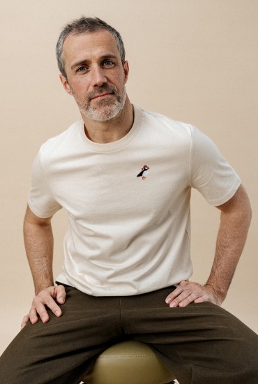 T-shirt homme brodé...