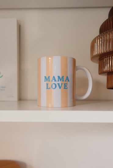 Mug rayures jaunes à...