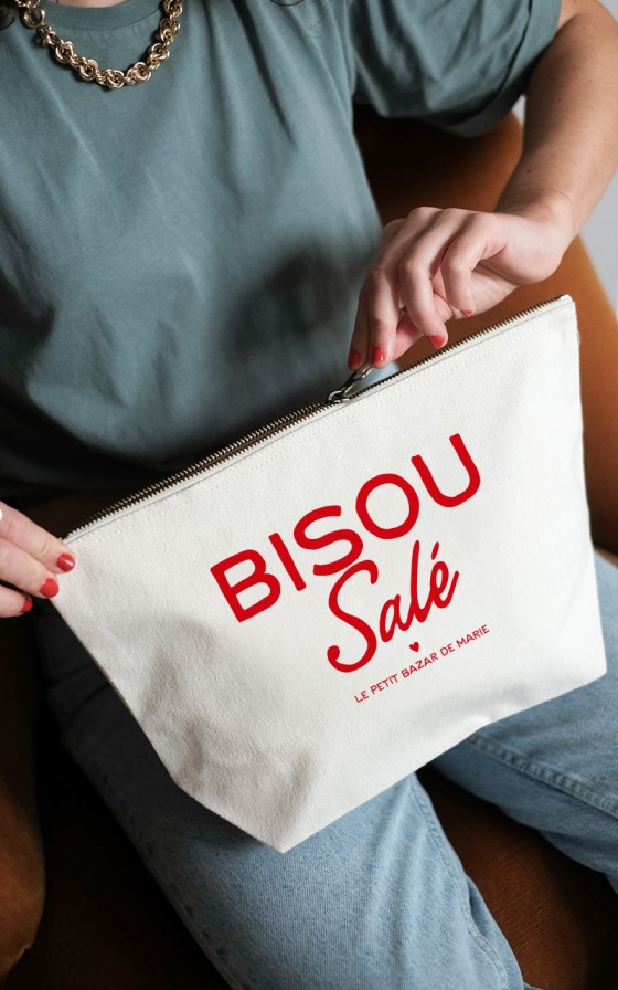 Grande trousse Bisou salé - Personnalisable