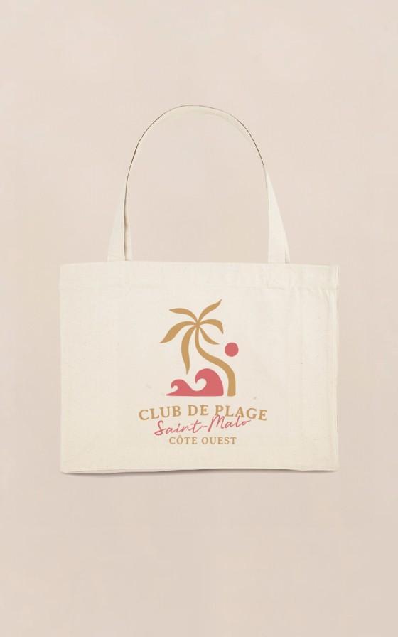 Cabas Club de plage - Personnalisable