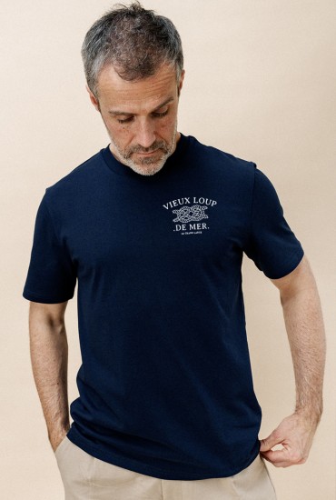 T-shirt homme Vieux loup de...