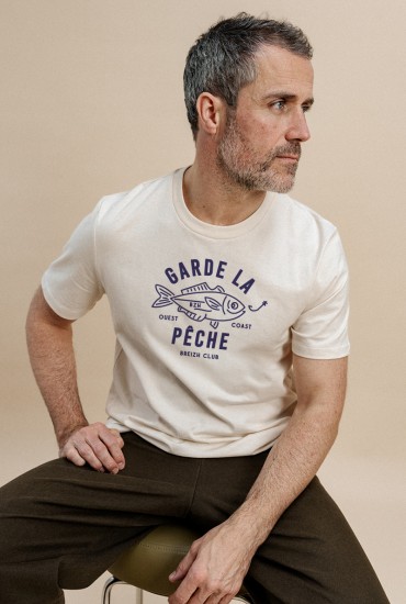 T-shirt homme Garde la pêche