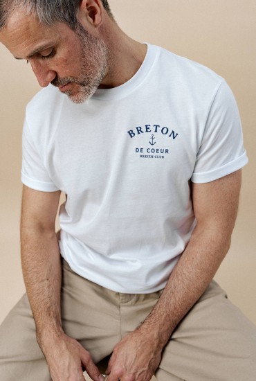 T-shirt homme Breton de coeur