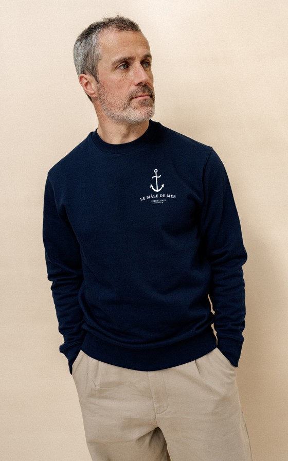 Sweat homme Ancre héritage - Personnalisable