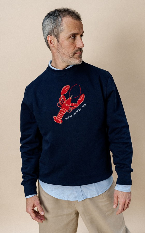Sweat homme Grand homard - Personnalisable