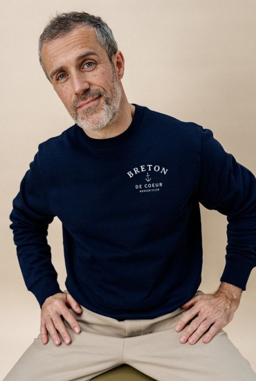 Sweat homme Breton de coeur