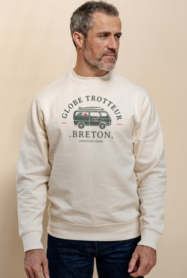 Sweat homme Globe trotteur...