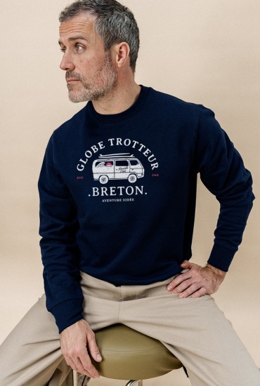 Sweat homme Globe trotteur...