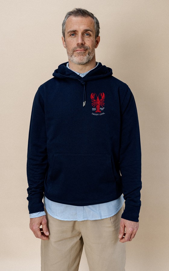 Sweat à capuche Homard oldschool - Personnalisable