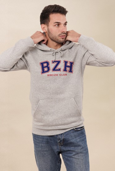 Sweat à capuche homme BZH...
