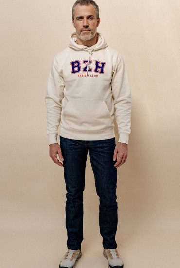 Sweat à capuche homme BZH...