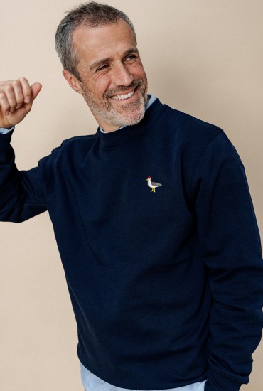 Sweat homme brodé Goéland...