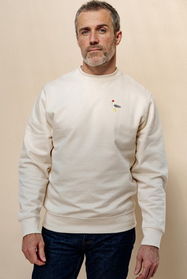 Sweat homme brodé Goéland...