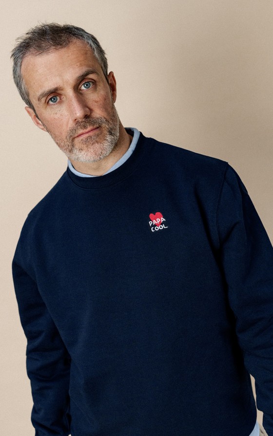 Sweat homme brodé Grand amour - Personnalisable