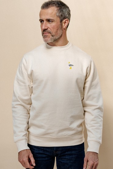 Sweat homme brodé Goéland...