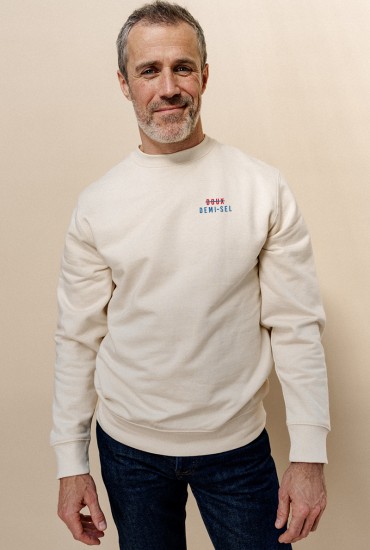 Sweat homme brodé Doux...