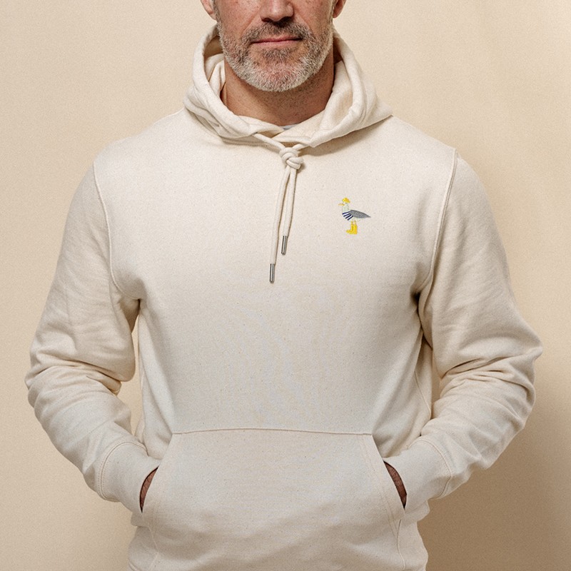 Sweat à Capuche Homme Abu Garcia Noir - Taille M - Brodé Thème Pêche - Occasion