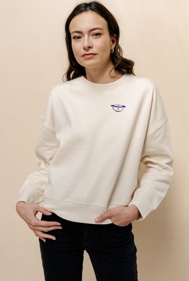 Sweat femme brodé Bol breton