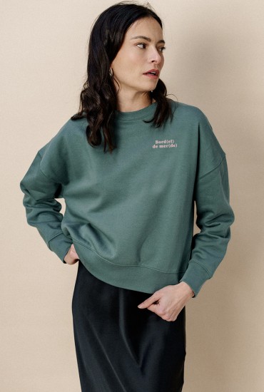 Sweat femme brodé Bord(el)...