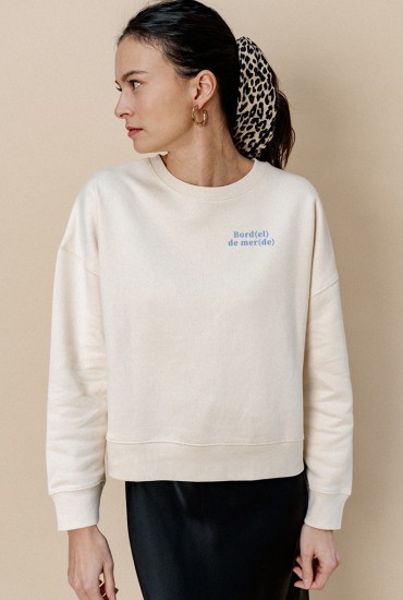 Sweat femme brodé Bord(el)...