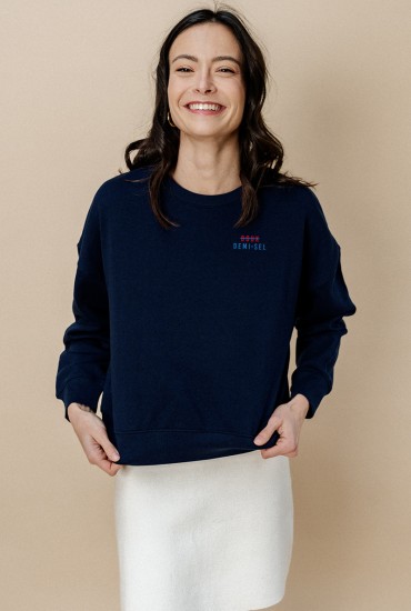 Sweat femme brodé Doux...